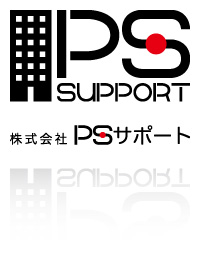 収益マンションなら大阪の丸喜建設・PSサポートロゴ